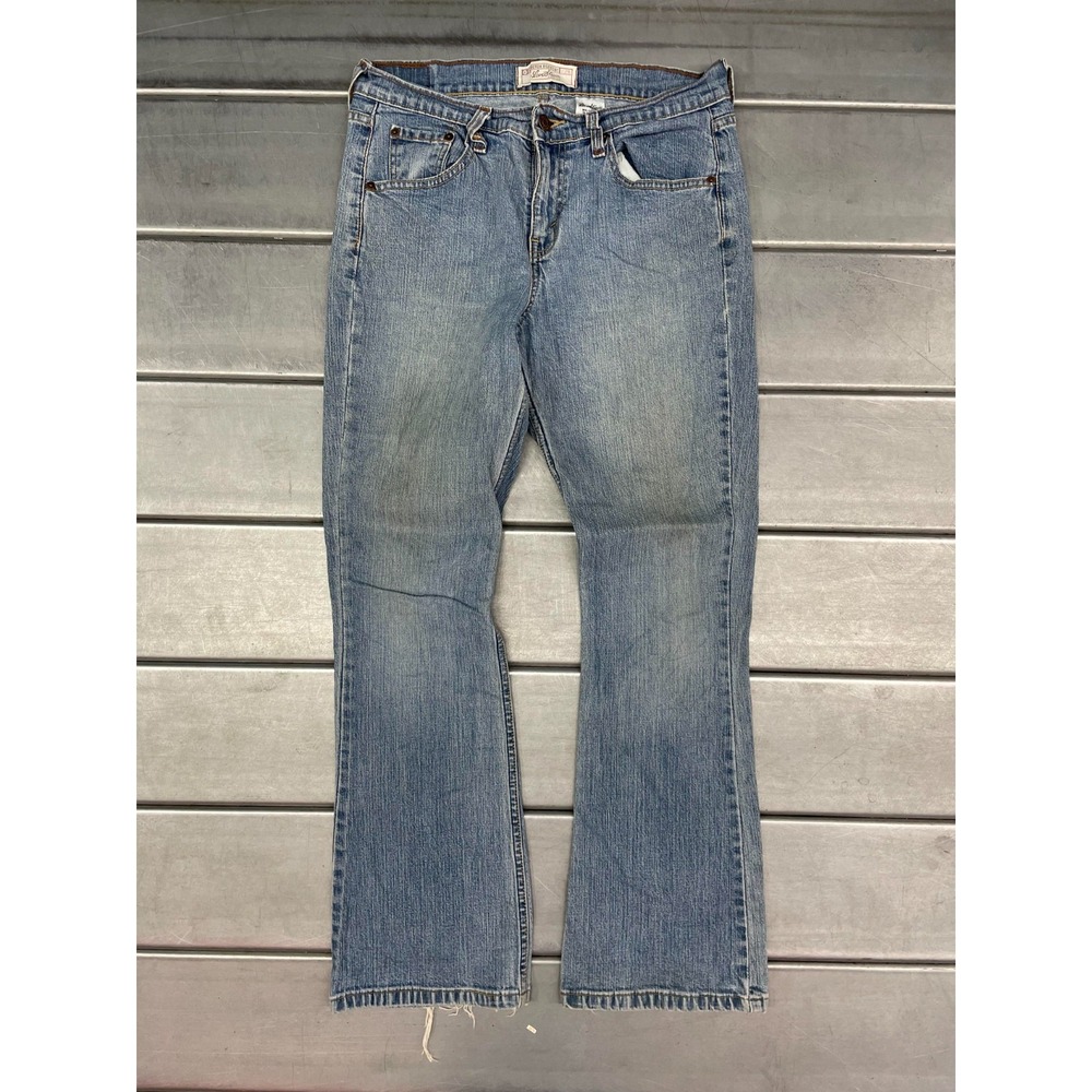 Levis SF Stretch Bootcut Jeans Women Size 8 30X29‎ Blue Light Wash Denim